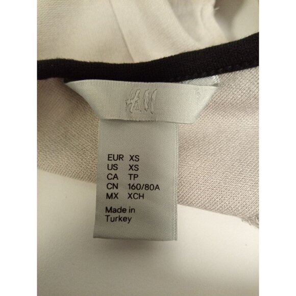 H&M Women's Grey Black Mini Dress Size Extra Small - Picture 5 of 7